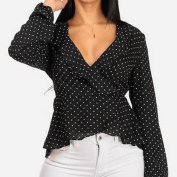 POLKA DOT TOP - Picture 2 of 3